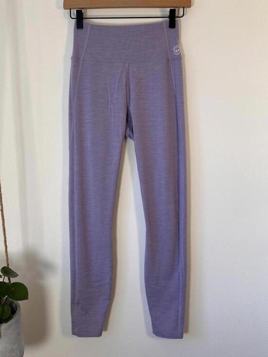 Allbirds Pants - allbirds Women’s Size S Purple Hush High Rise Natural Flow Active Leggings Wool
